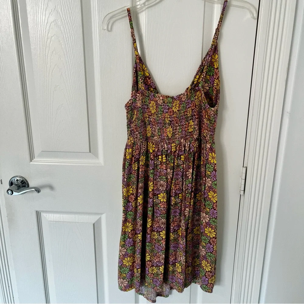 ROXY Evening Glow Again Floral Sleeveless Dress-Root Beer | XL - Picture 3 of 10